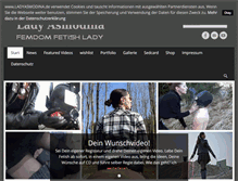 Tablet Screenshot of ladyasmodina.com